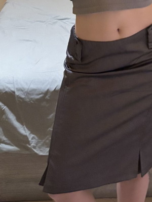Vintage skirt like new, brown, size L