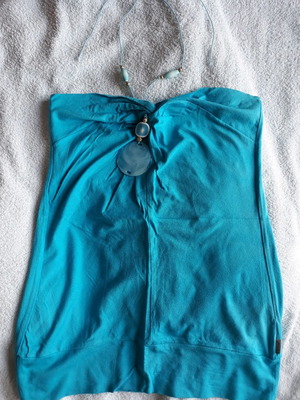 Lynne blouse used, turquoise, size M