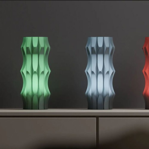 Futuristic Glow 3D Printed LED Lamp new, modern and futuristic design