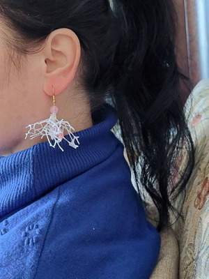 Handmade earrings new with care and love