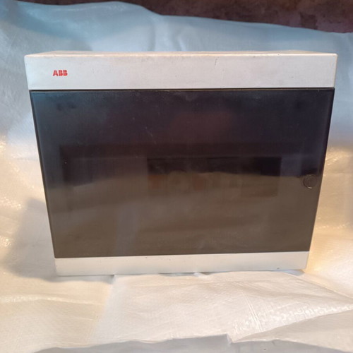 ABB panel 1 row like new with fuses and 2 waterproof sockets