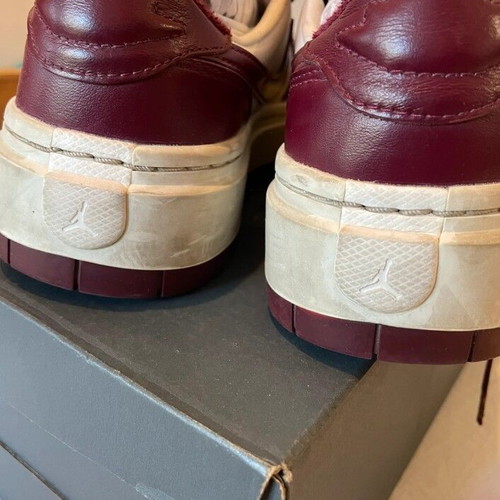 Nike Jordan sneakers used, size 39, white and red