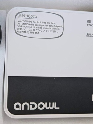 Andowl Projector LED με Ενσωματωμένα Ηχεία (2025)
