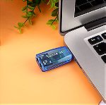  USB Μπλε Καρτα Ηχου Υπολογιστη