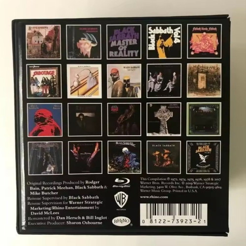 Black Sabbath boxset discography sealed, new