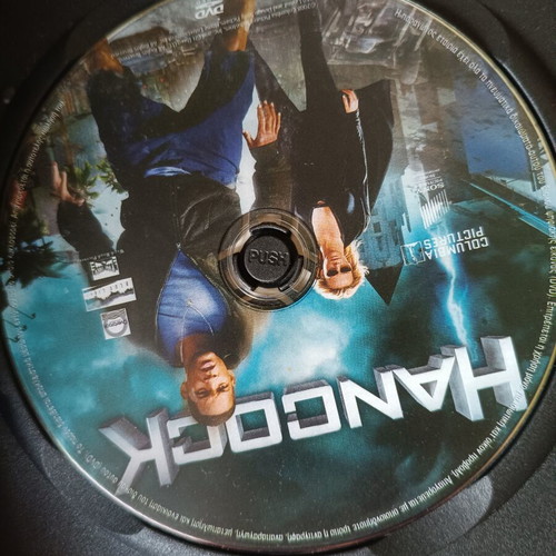 Hancock DVD used, action comedy with subtitles