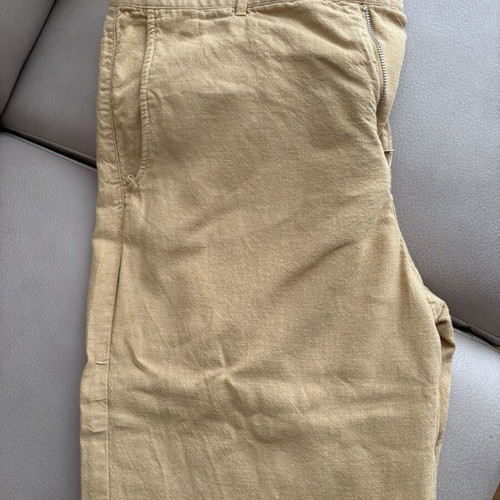 Zara mustard pants size 40, like new, cotton and linen