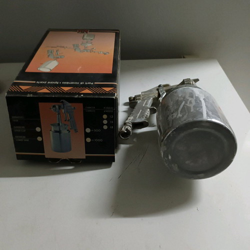 Selena paint spray gun used, 27 cm height, 10 cm diameter