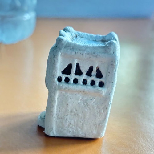 Miniature pigeon house from Tinos used