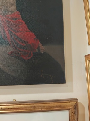 Oil painting on canvas "Angel" by Angelos Panagiotou like new