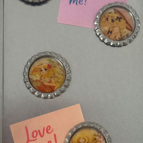 Retro anime magnets new with nostalgic illustrations