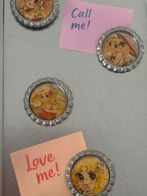 Retro anime magnets new with nostalgic illustrations