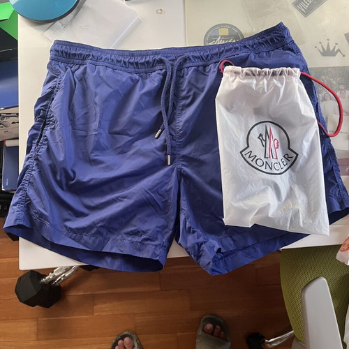 Moncler swim shorts, size large, with bag