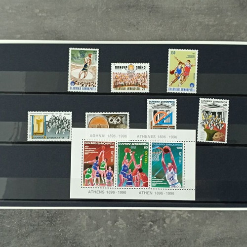 1987 Stamp Album new, annual of Hellenic Post complete