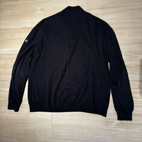 Double men's sweater used, size 3XL, dark blue, 100% cotton