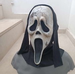 Custom Scream Ghostface Mask hand painted, like new