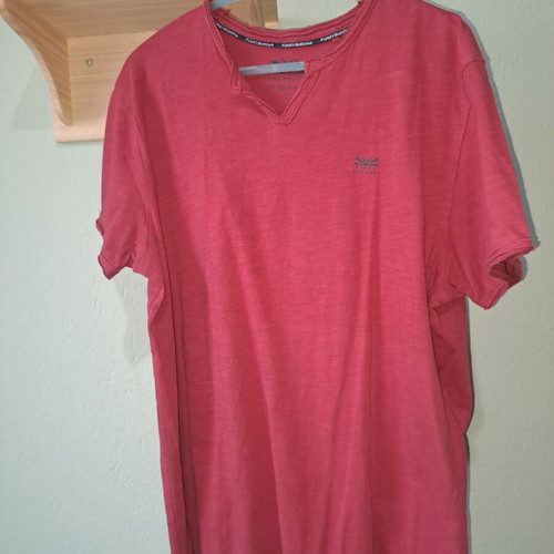 Funky Buddha T-shirt used, red, size L