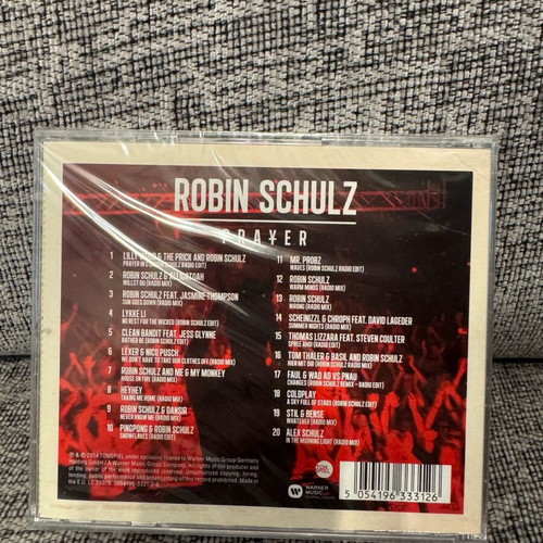 Robin Schulz Prayer CD new, still sealed
