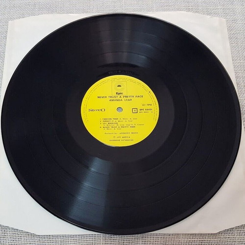Amanda Lear Never Trust A Pretty Face LP used, R&B / Soul