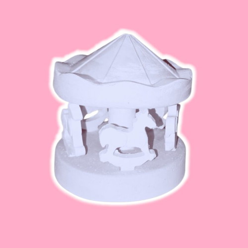 Carousel decoration about 13 cm height, made to order