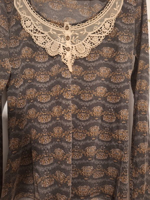 Stradivariousz blouse M-L brown like new