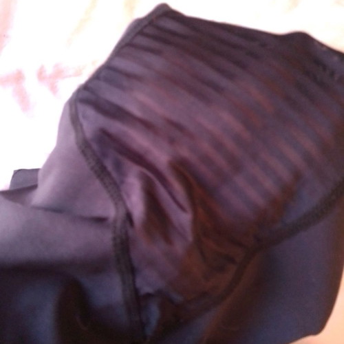 Body Action leggings black new, size M with sporty and sexy mesh