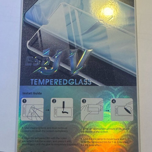 Tempered Glass UV for Xiaomi Redmi Note 14 Pro+ new, full protection ESD 11D