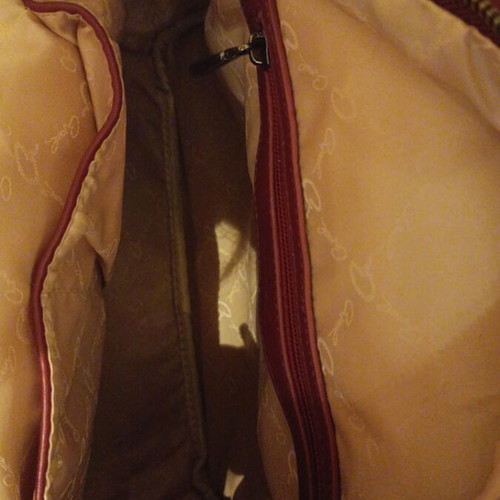 Axel waterproof backpack used, red