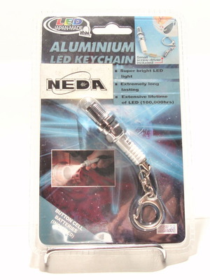 NEDA Aluminium LED Keychain
