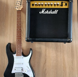 Ηλεκτρική Κιθάρα IBANEZ GIO + Ενισχυτής MARSHALL 15WATT