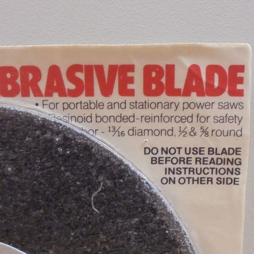 Vermont American old 8-inch metal cutting disc new