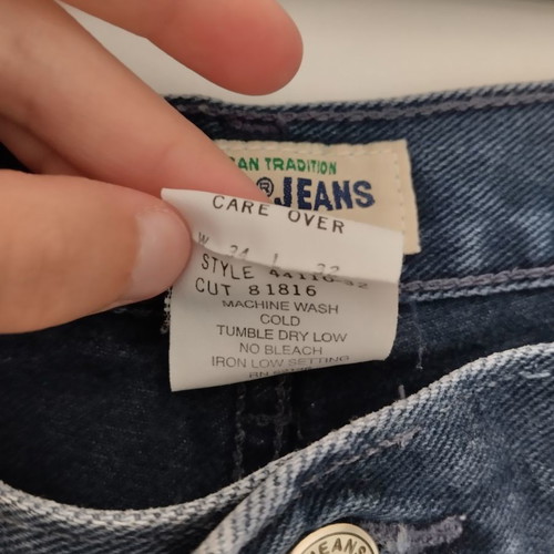 Guess jeans U.S.A blue denim pants used W 34 L 32