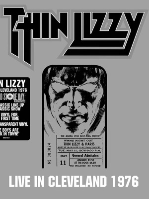 Thin Lizzy Live In Cleveland 1976 2LP vinyl new, limited edition