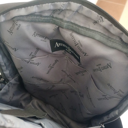 Artisti Italiani backpack used, suitable for laptop transport, black
