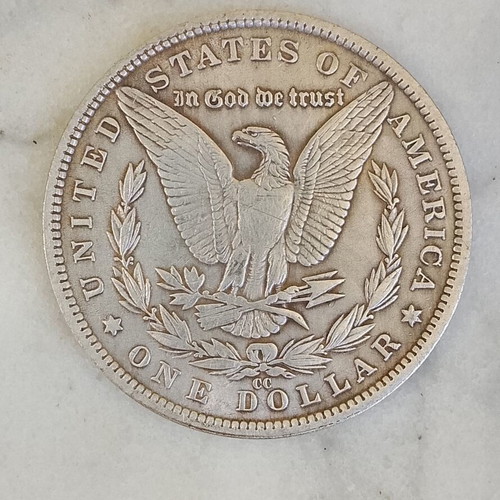 Morgan One Dollar 1878 Coin like new, replica