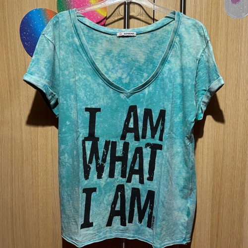 Edward t-shirt like new, size M, turquoise-green