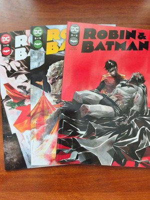 Robin & Batman comics like new, full run 1-3 by Jeff Lemire & Dustin Nguyen