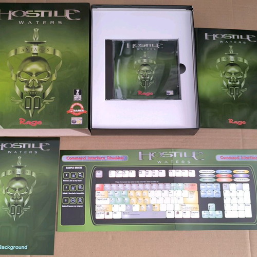 Hostile Waters Antaeus (Rage) PC CD-ROM like new, Big Box