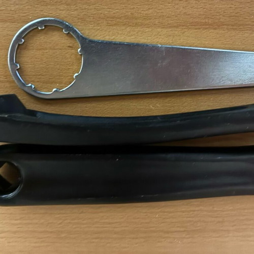 Tongsheng TSDZ2 replacement cranks and wrench unused