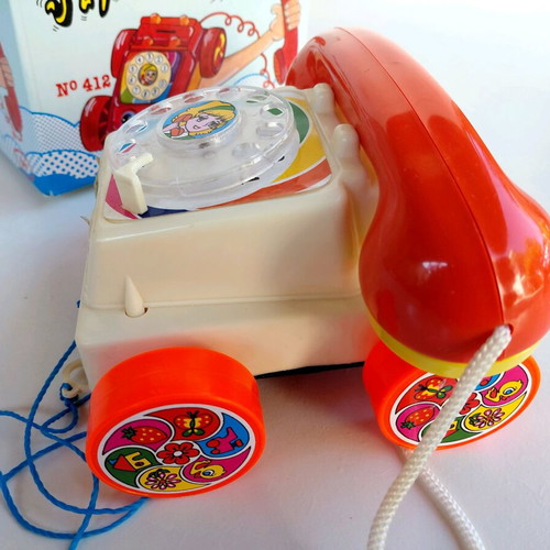 Happy Solpa Toy Phone from 1970s, new condition