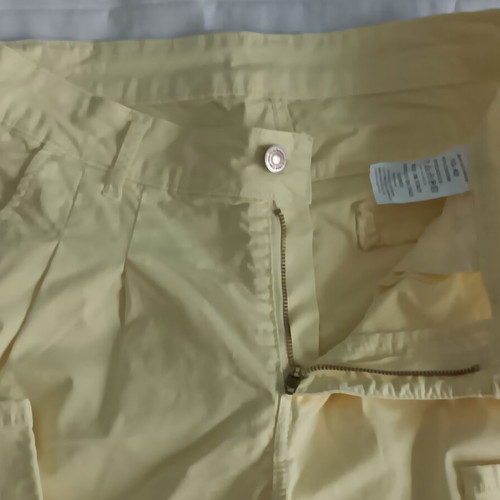 Cotton pants small, yellow