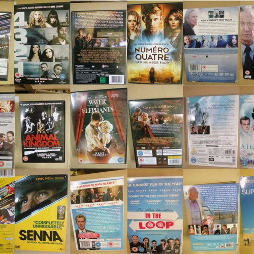 DVD pack of 5 new without Greek subtitles