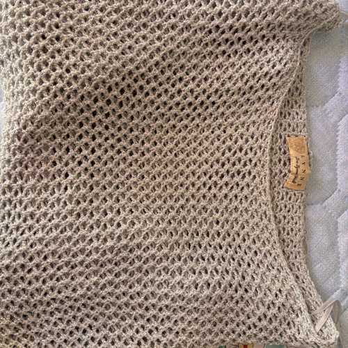 Lynne women's evening blouse like new, grey-silver, size S/M