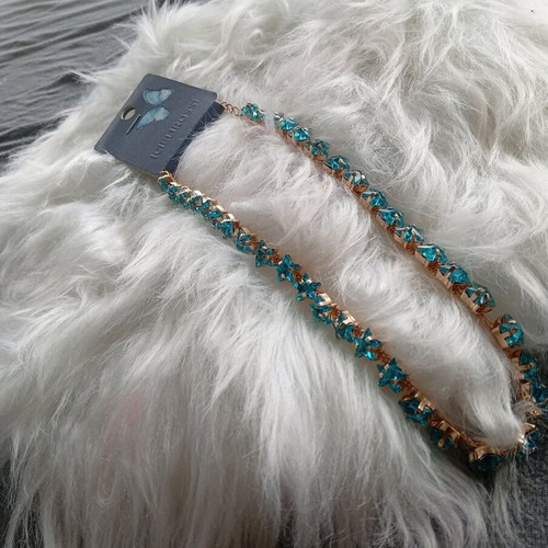Necklace with star stones new turquoise
