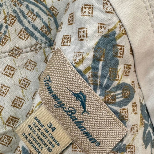 Tommy Bahama shorts, size 34, cotton lyocell spandex