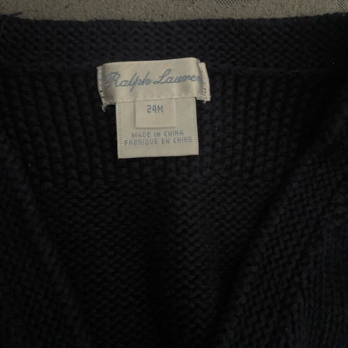 Ralph Lauren cardigan for 2 years like new, dark blue unisex