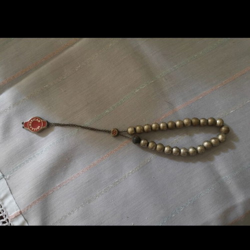 Interamerican Komboloi vintage used, metal worry beads 1990