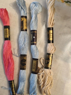 DMC embroidery floss pack of 4 new