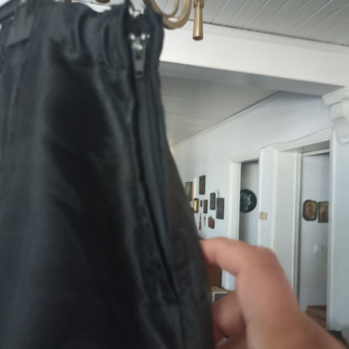 Long skirt tailored like new, black, size XXL