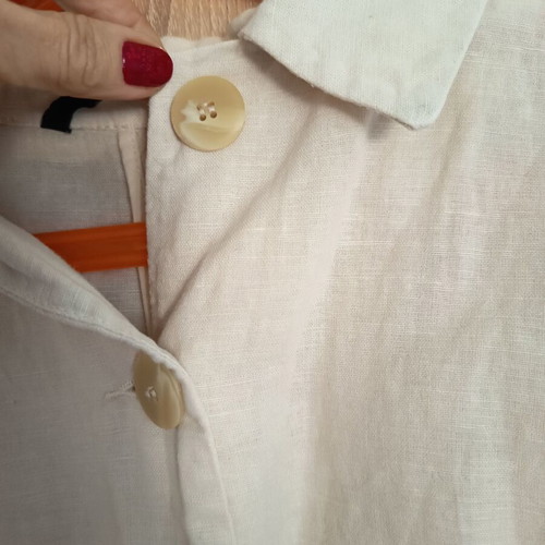 Zara linen cardigan size S like new, beige